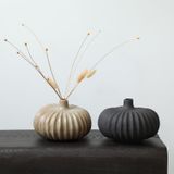  Bình Gốm Wabi-sabi Bí Ngô 