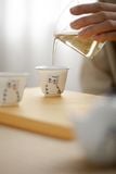 Chén Trà Đất Sét Ngọc Bích Mèo Đào 