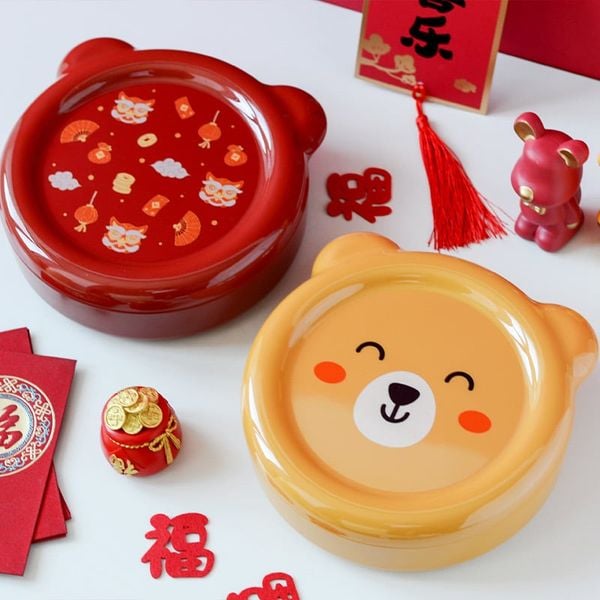  Khay Mứt Tết Gấu 