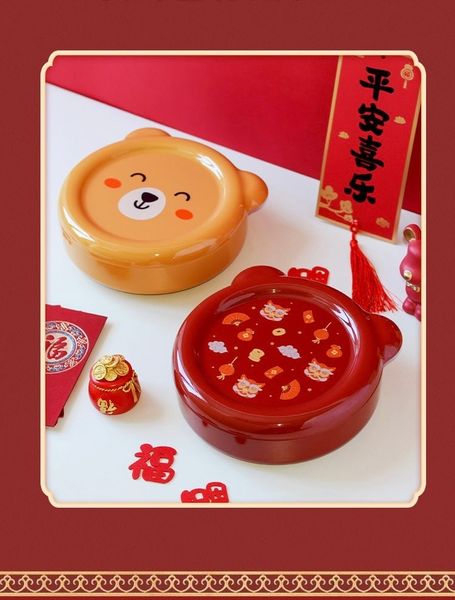  Khay Mứt Tết Gấu 