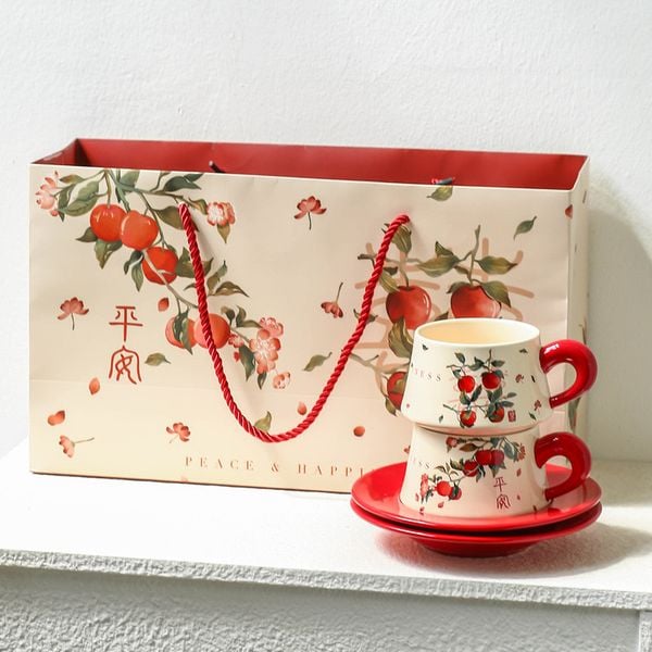  Set Tách Peace & Happy 