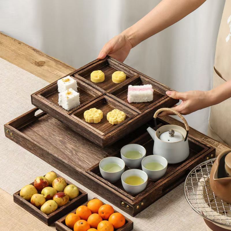  Khay Trà Phong Cách Cổ Điển Nhật Bản 