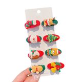  Kẹp Tóc Xmas Xanh Đỏ 