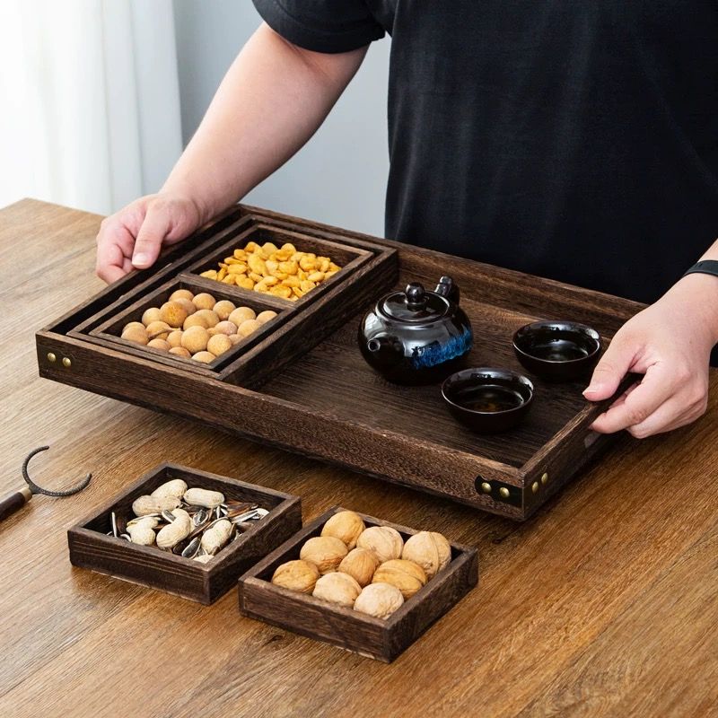  Khay Trà Phong Cách Cổ Điển Nhật Bản 