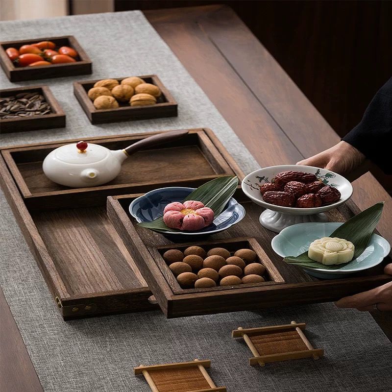 Khay Trà Phong Cách Cổ Điển Nhật Bản 