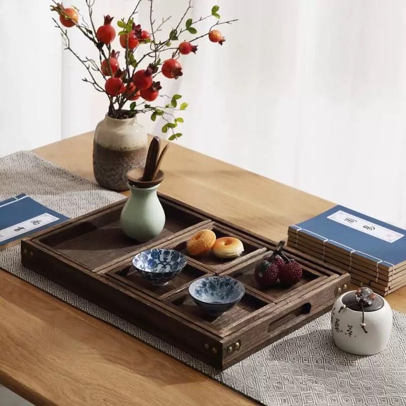  Khay Trà Phong Cách Cổ Điển Nhật Bản 