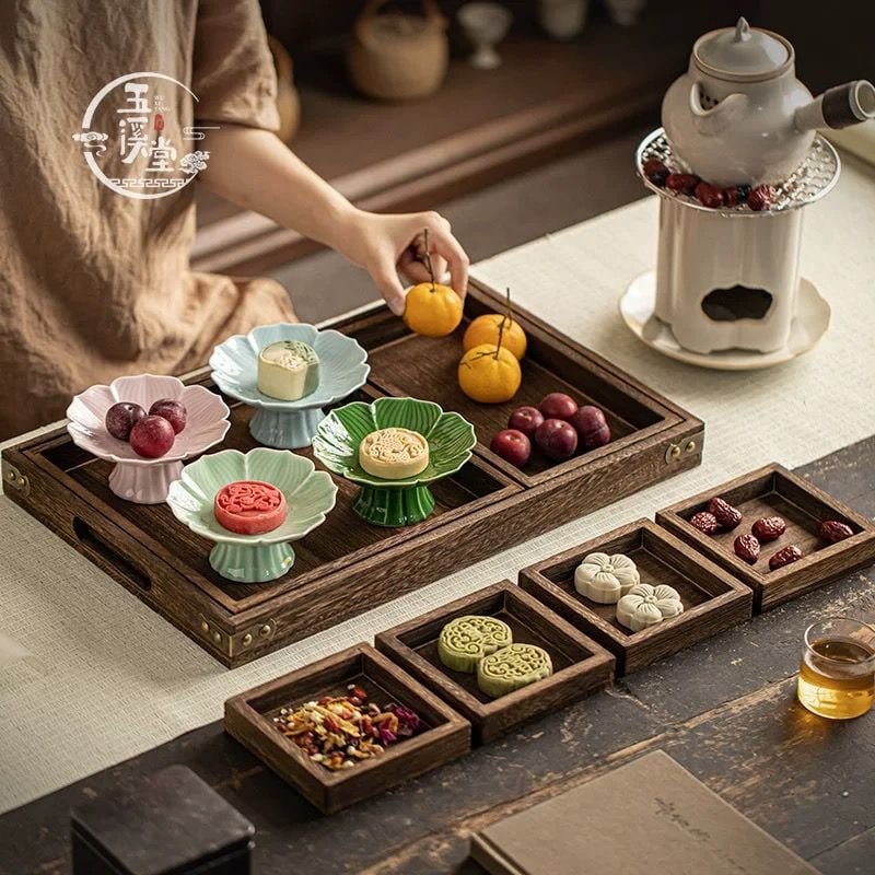  Khay Trà Phong Cách Cổ Điển Nhật Bản 