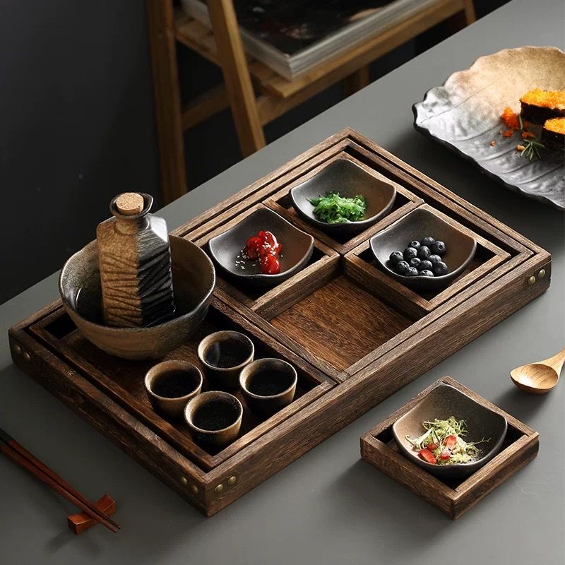  Khay Trà Phong Cách Cổ Điển Nhật Bản 