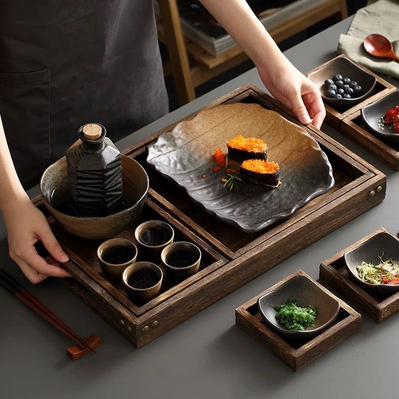  Khay Trà Phong Cách Cổ Điển Nhật Bản 