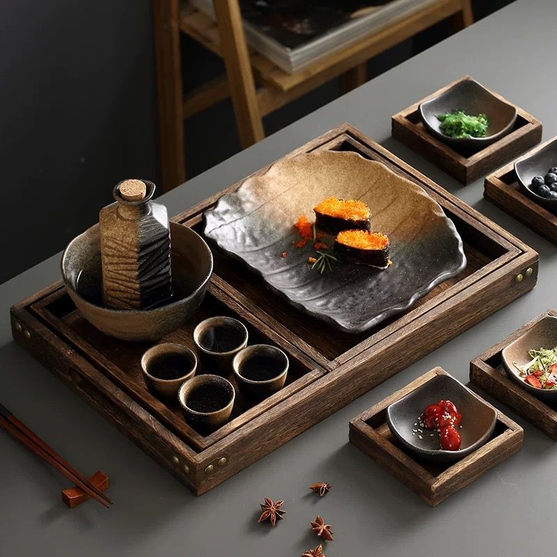  Khay Trà Phong Cách Cổ Điển Nhật Bản 