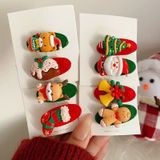  Kẹp Tóc Xmas Xanh Đỏ 