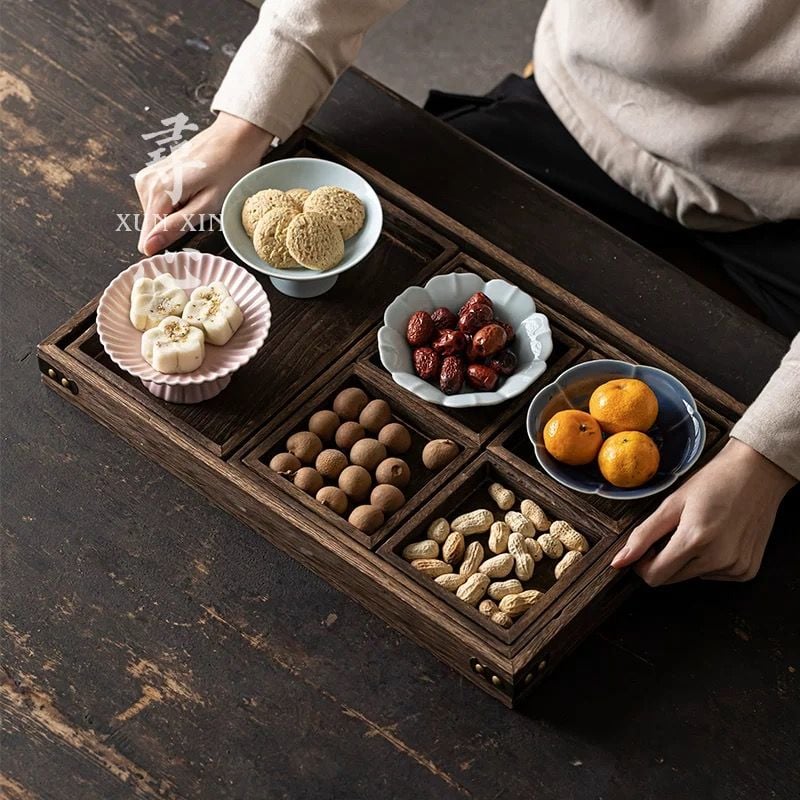  Khay Trà Phong Cách Cổ Điển Nhật Bản 