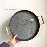  Khay Retro Tay Cầm Gỗ 