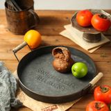  Khay Retro Tay Cầm Gỗ 