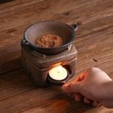  Bộ Bếp Gốm Thô Xông Thảo Mộc, Tinh Dầu 