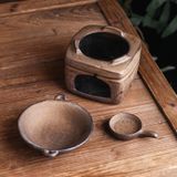  Bộ Bếp Gốm Thô Xông Thảo Mộc, Tinh Dầu 