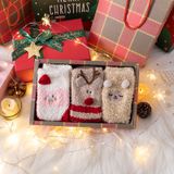  Set Tất Nhung San Hô Xmas 