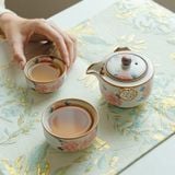  Bộ Ấm Mẫu Đơn Cổ Điển 