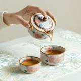 Bộ Ấm Mẫu Đơn Cổ Điển 