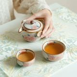  Bộ Ấm Mẫu Đơn Cổ Điển 