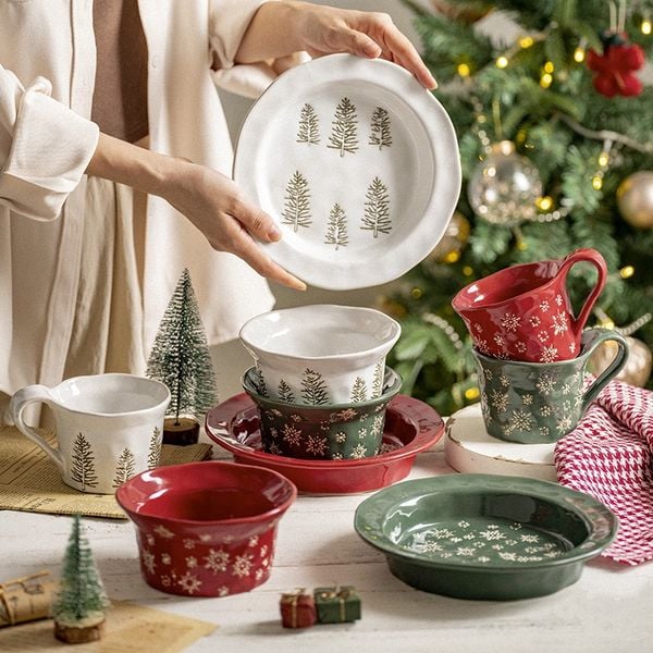  Bộ Đồ Ăn Giáng Sinh Phong Cách Bắc Âu 