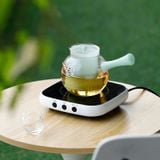  Ấm Trà Thuỷ Tinh Lục Bảo Ngọc 