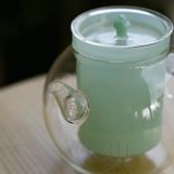  Ấm Trà Thuỷ Tinh Lục Bảo Ngọc 