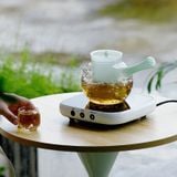  Ấm Trà Thuỷ Tinh Lục Bảo Ngọc 
