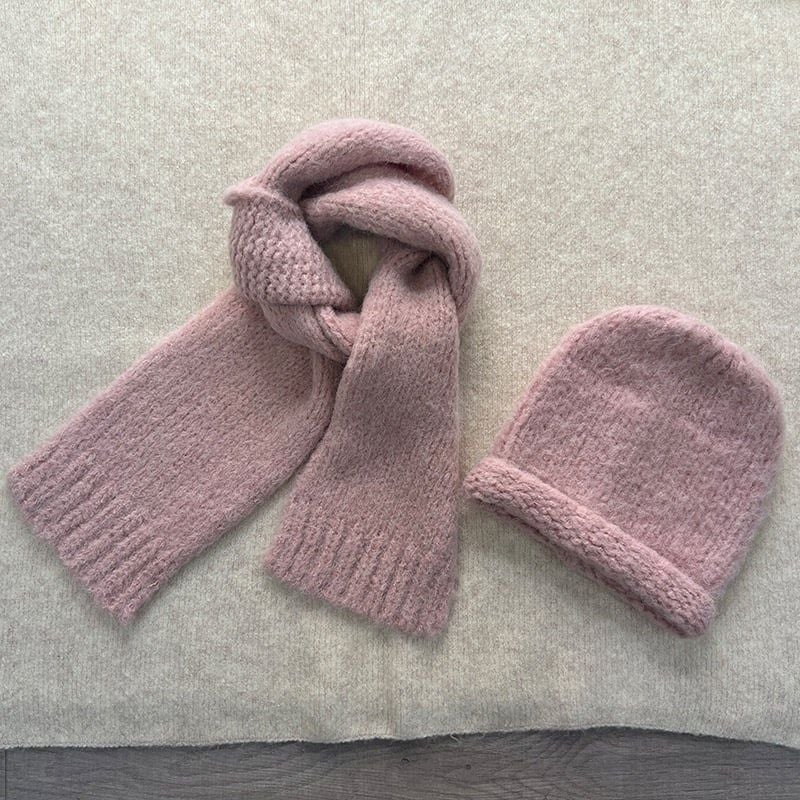  Mũ Và Khăn Quàng Cổ Alpaca Hàn Quốc 