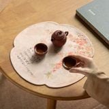  Tấm Trải Bàn Trà Hoa Mận 