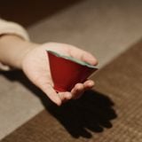  Chén Trà Miệng Sen Đỏ Tử Cấm Thành 