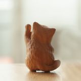  Mèo Khắc Gỗ May Mắn 