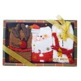  Set Tất Nhung San Hô Uncle Wennie (kèm hộp và túi xách) 