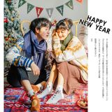  Set Tất 4 Đôi Nhung San Hô Đỏ 