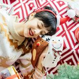  Set Tất 4 Đôi Nhung San Hô Đỏ 