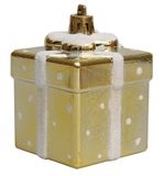  Set 6 Hộp Quà Vàng Treo Cây Thông 