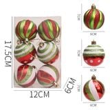  Hộp 6 Bóng Xmas Xoắn Ốc 