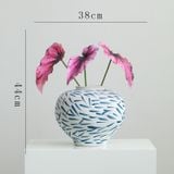  Bình Hoa Vẽ Tay Phong Cách Wabi-Sabi Thời Trung Cổ 