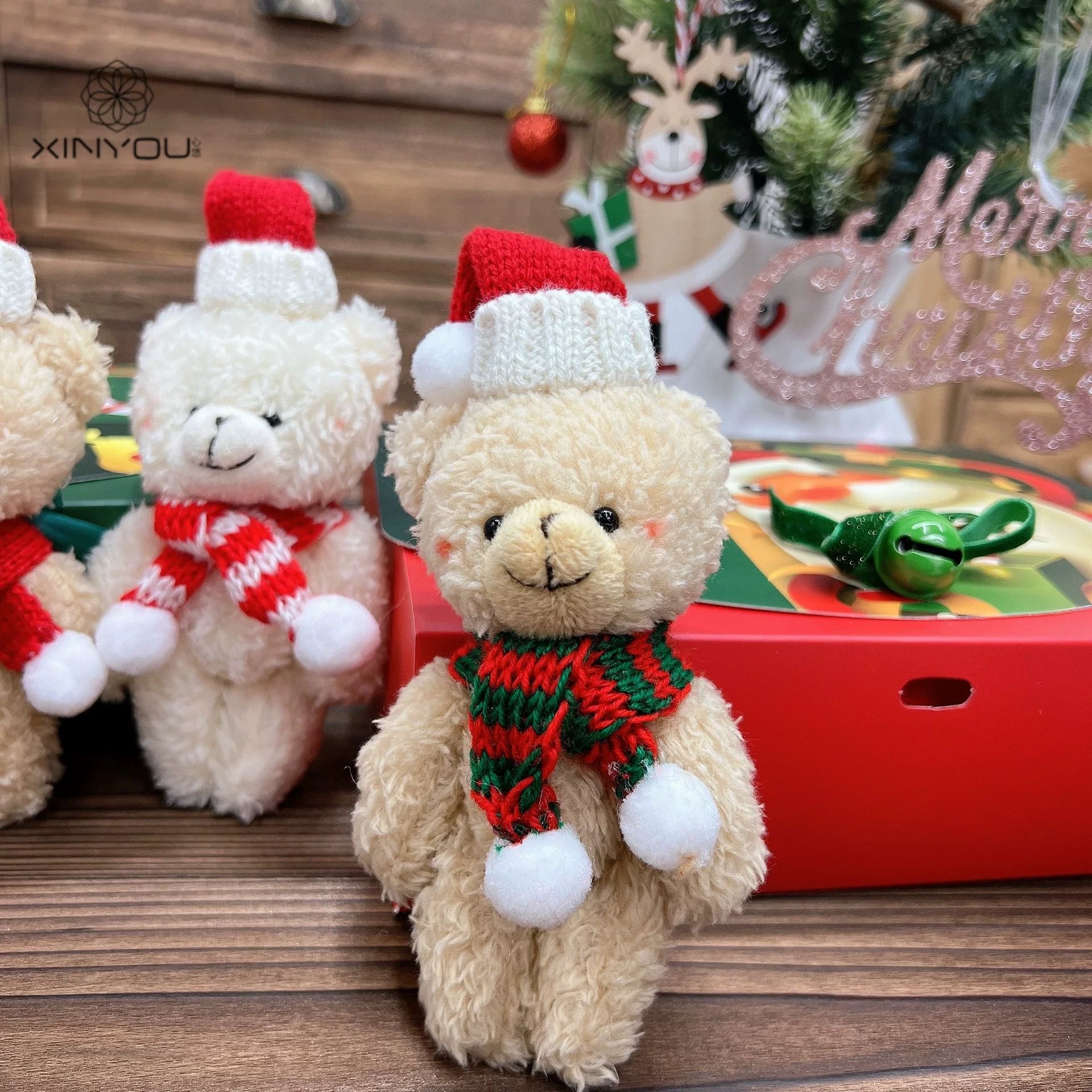  Gấu Bông Xmas Treo Cây Thông 