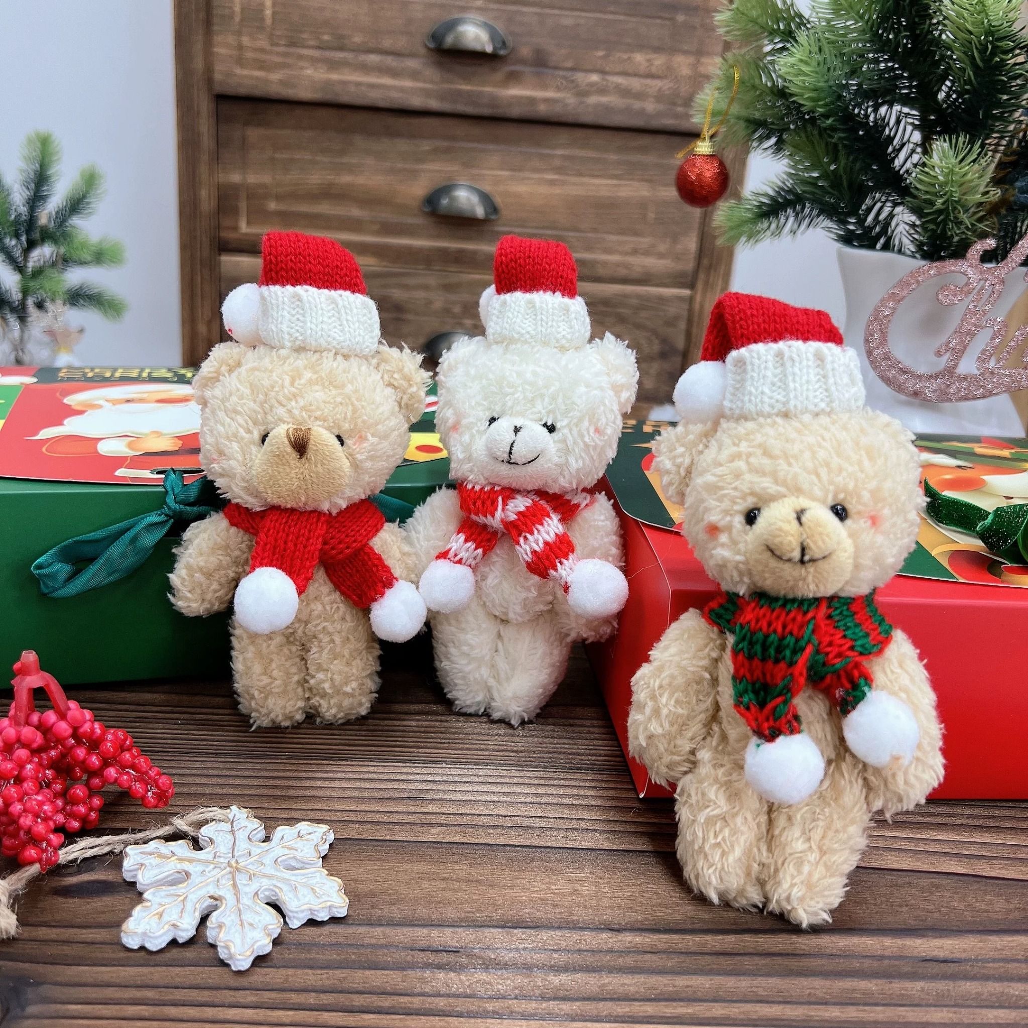  Gấu Bông Xmas Treo Cây Thông 