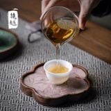  Khay Trà Hoa Gỗ Óc Chó 