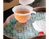  Bộ Trà Hoa Sen Tráng Men Pha Lê 7 Món 