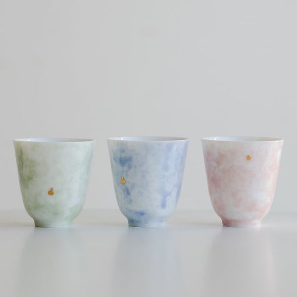  Tách Trà Hoa 3 Màu 