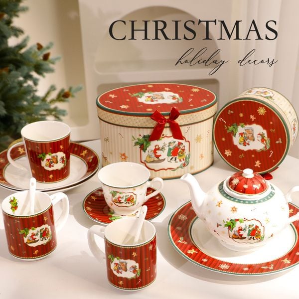  Tea Set Wonderful Xmas 