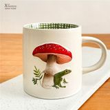  Cốc Hoàng Tử Ếch Và Nấm Đỏ Men Nứt 