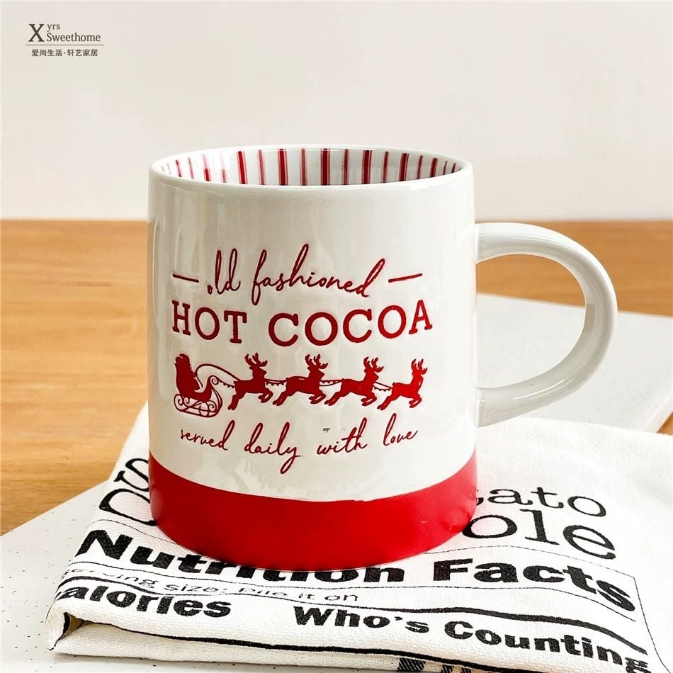  Cốc Xe Trượt Tuyết Tuần Lộc 