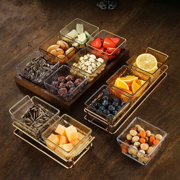  Khay Mứt Màu Hổ Phách 