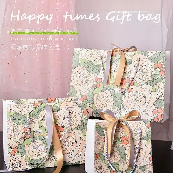  Túi Quà Tặng Champagne Rose 