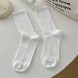  Tất Sọc Dọc Màu Trơn Phong Cách Nhật Bản 