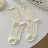  Tất Sọc Dọc Màu Trơn Phong Cách Nhật Bản 